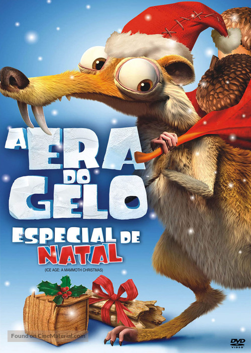 Ice Age: A Mammoth Christmas - Brazilian Movie Cover