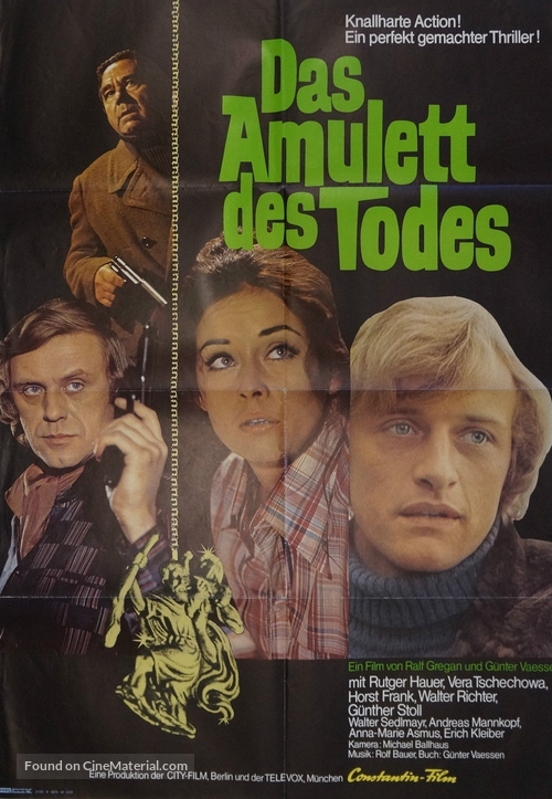 Das Amulett des Todes - German Movie Poster