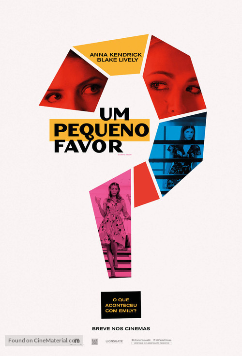 A Simple Favor - Brazilian Movie Poster