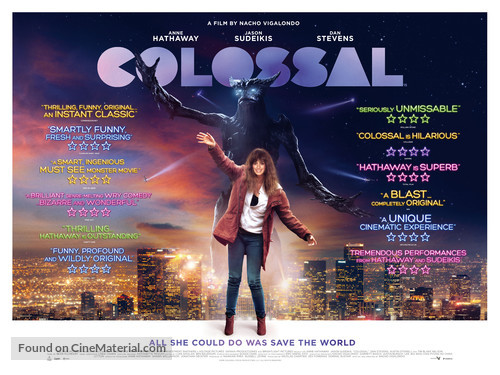 Colossal - British Movie Poster