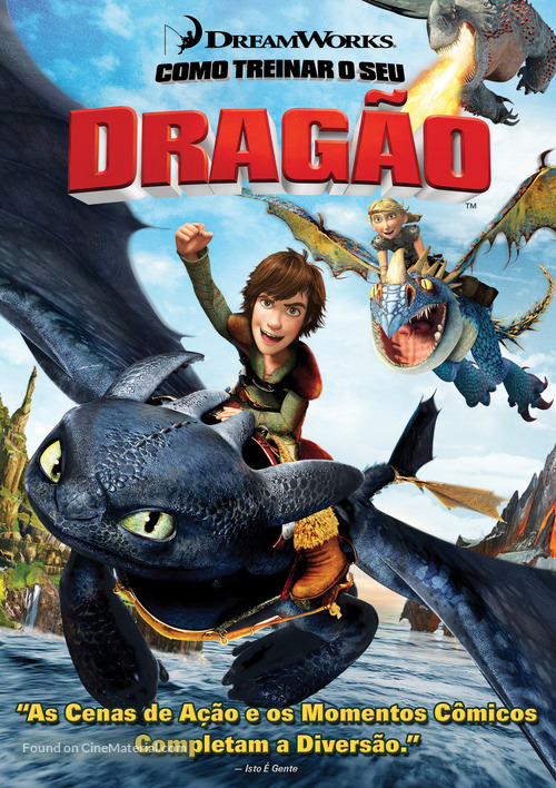 How to Train Your Dragon - Brazilian Movie Cover