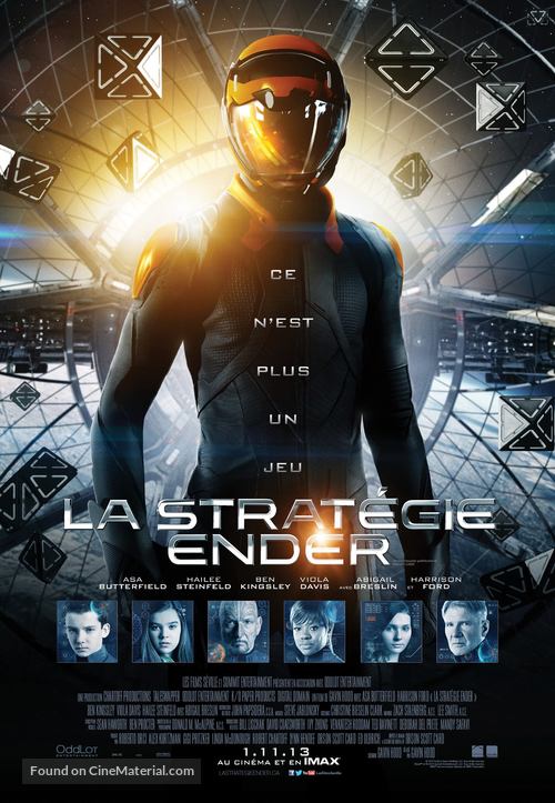 Ender&#039;s Game - Canadian Movie Poster