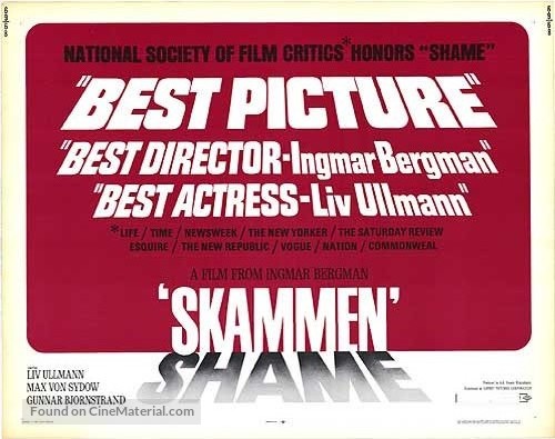 Skammen - Movie Poster