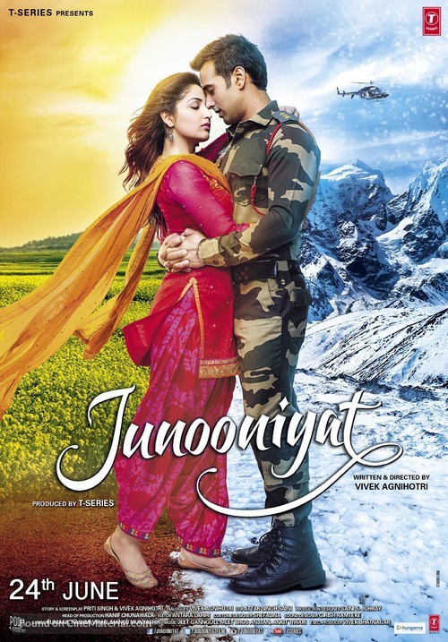 Junooniyat - Indian Movie Poster