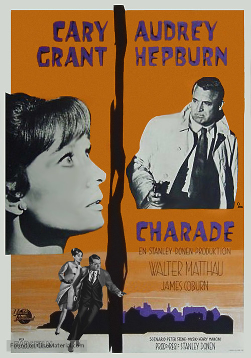 Charade - Swedish Movie Poster