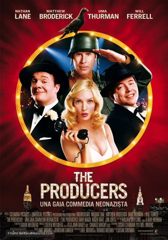 The Producers (2005) Italian movie poster