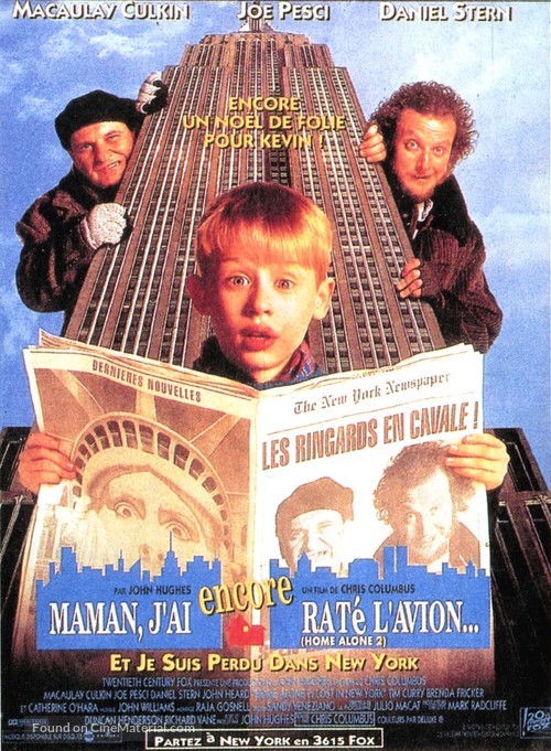 Home Alone 2: Lost in New York - French Movie Poster