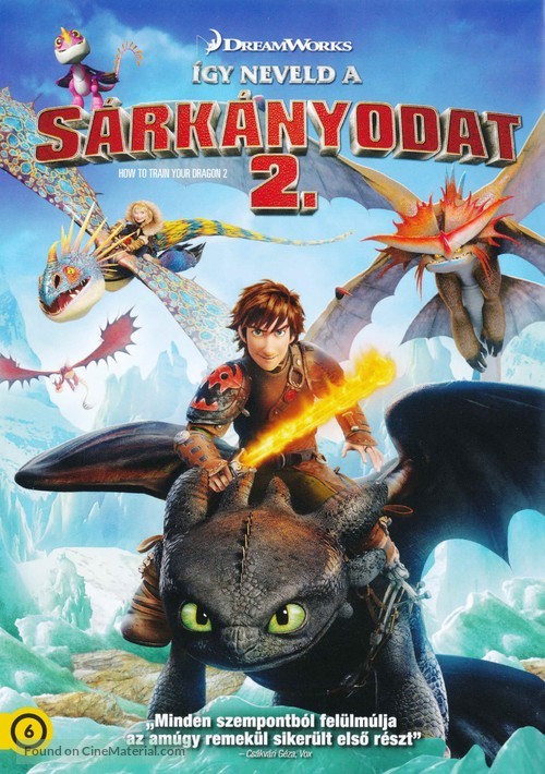 How to Train Your Dragon 2 - Hungarian DVD movie cover