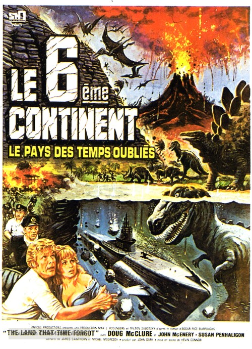 The Land That Time Forgot - French Movie Poster