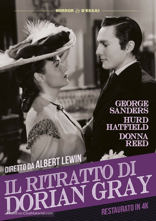 The Picture of Dorian Gray - Italian DVD movie cover