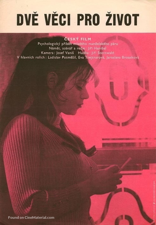 Dve veci pro zivot - Czech Movie Poster