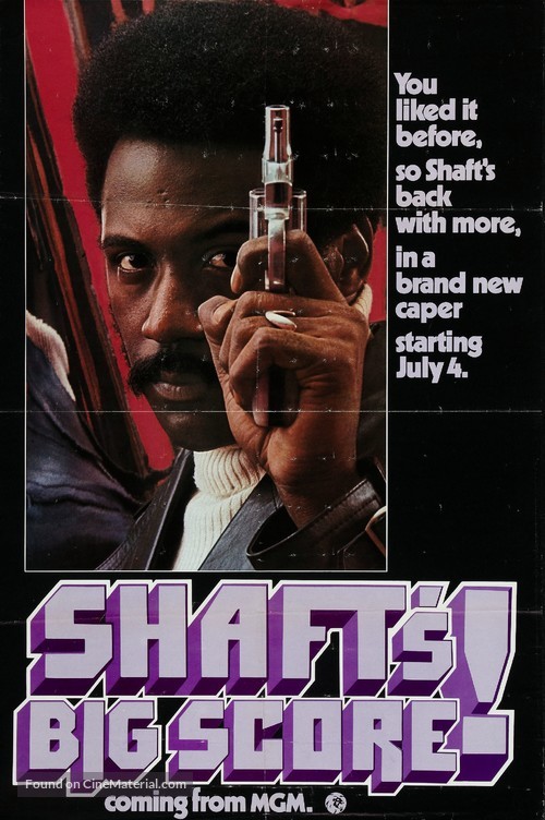 Shaft&#039;s Big Score! - Advance movie poster