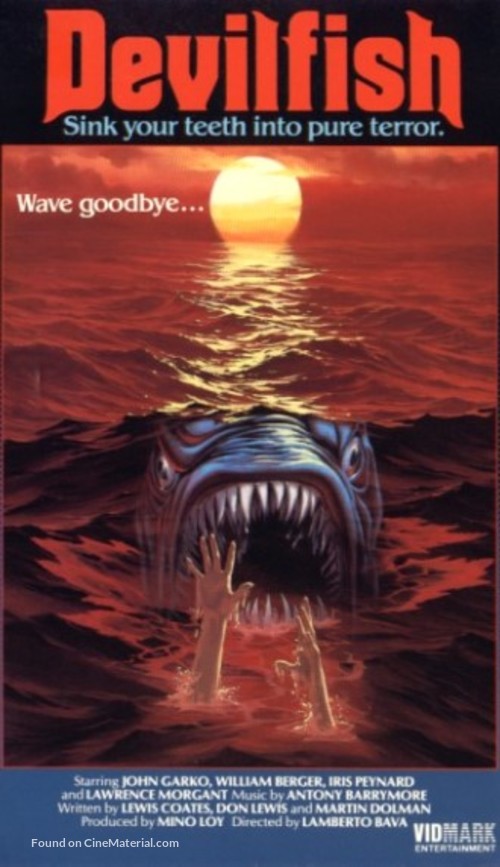 Shark: Rosso nell&#039;oceano - VHS movie cover