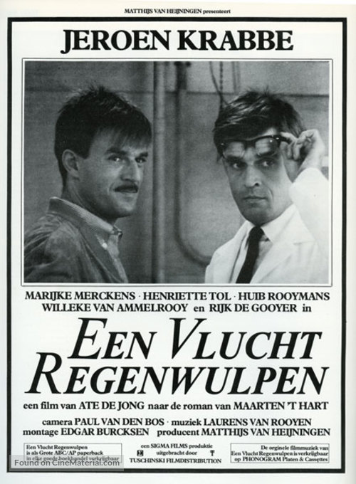 Vlucht regenwulpen, Een - Dutch Movie Poster