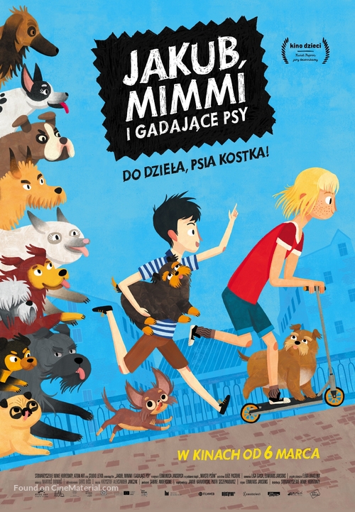 Jekabs, Mimmi un runajosie suni - Polish Movie Poster