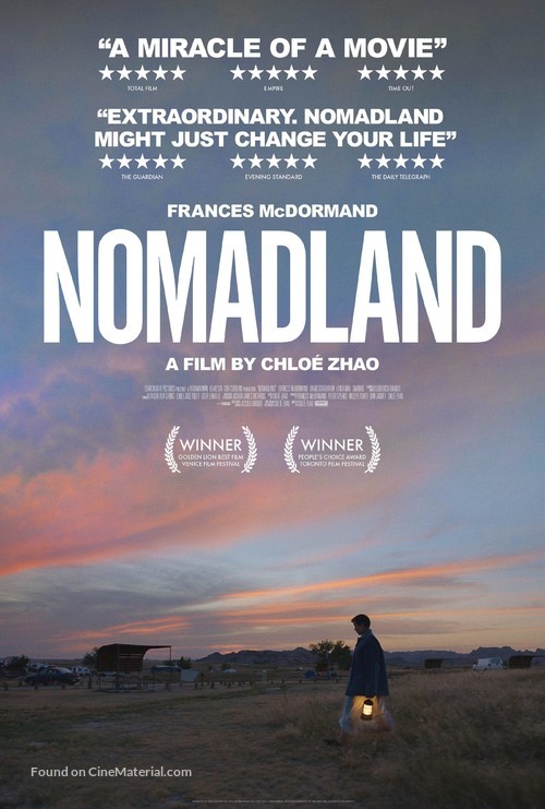 Nomadland - British Movie Poster