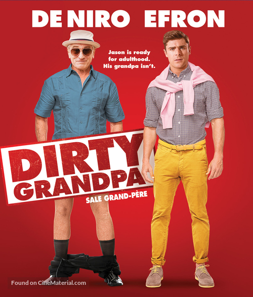 Dirty Grandpa - Canadian Blu-Ray movie cover