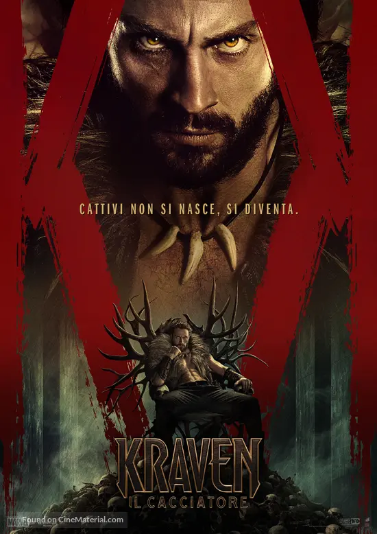 Kraven the Hunter - Italian Movie Poster