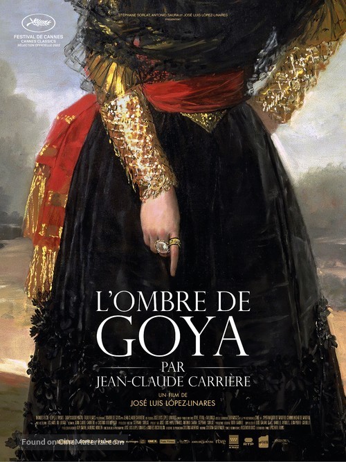 L&#039;Ombre de Goya par Jean-Claude Carri&egrave;re - French Movie Poster