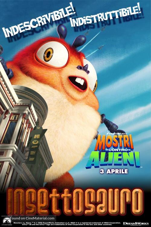 Monsters vs. Aliens - Italian Movie Poster