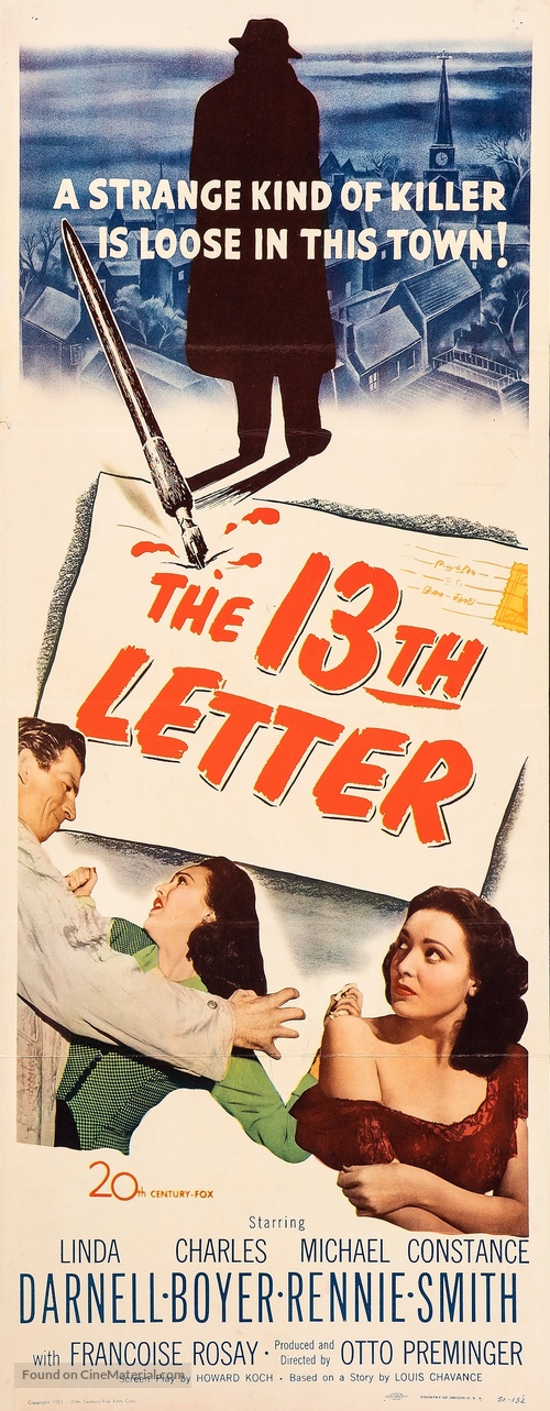 The 13th Letter - Movie Poster