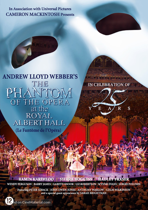The Phantom of the Opera at the Royal Albert Hall - Dutch DVD movie cover
