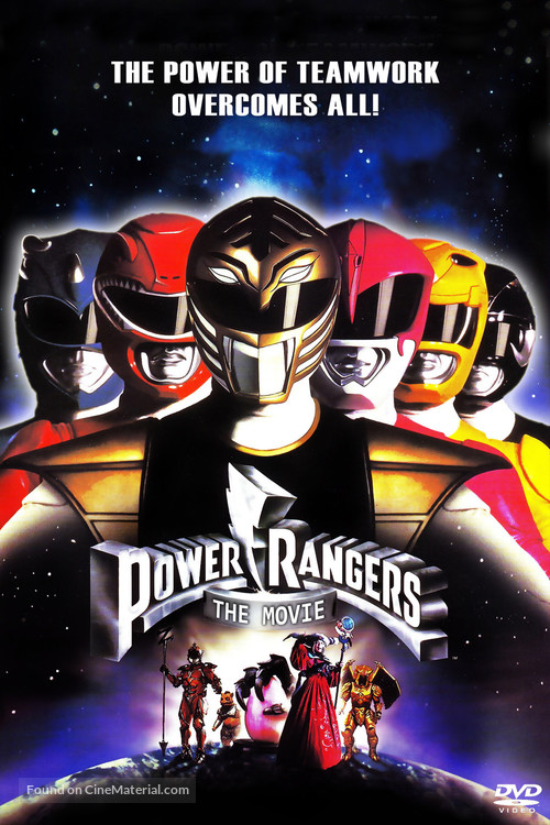 Mighty Morphin Power Rangers: The Movie - DVD movie cover