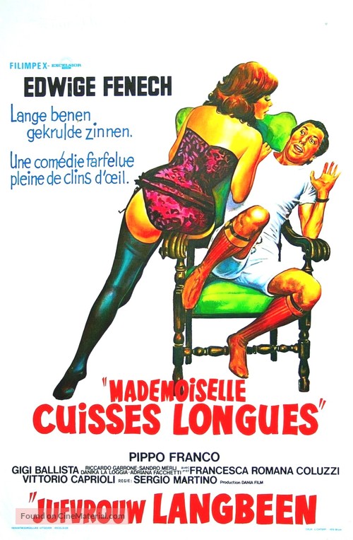 Giovannona coscialunga, disonorata con onore - Belgian Movie Poster