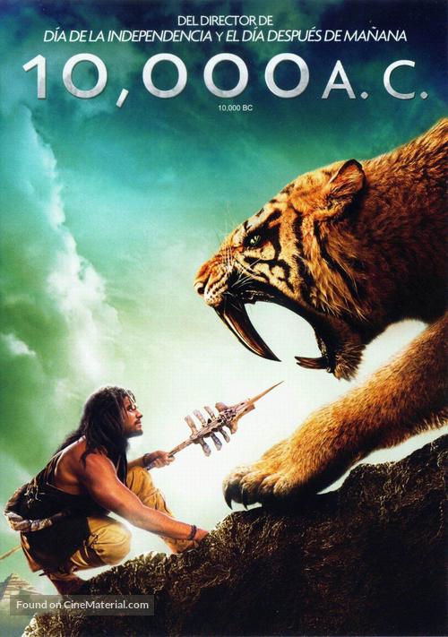 10,000 BC - Colombian Movie Cover