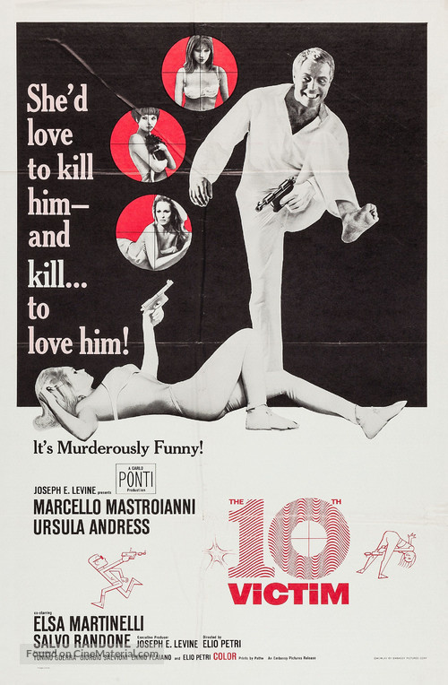 La decima vittima - Movie Poster