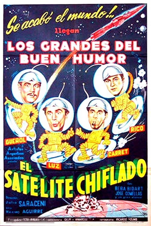 El sat&eacute;lite chiflado - Argentinian Movie Poster