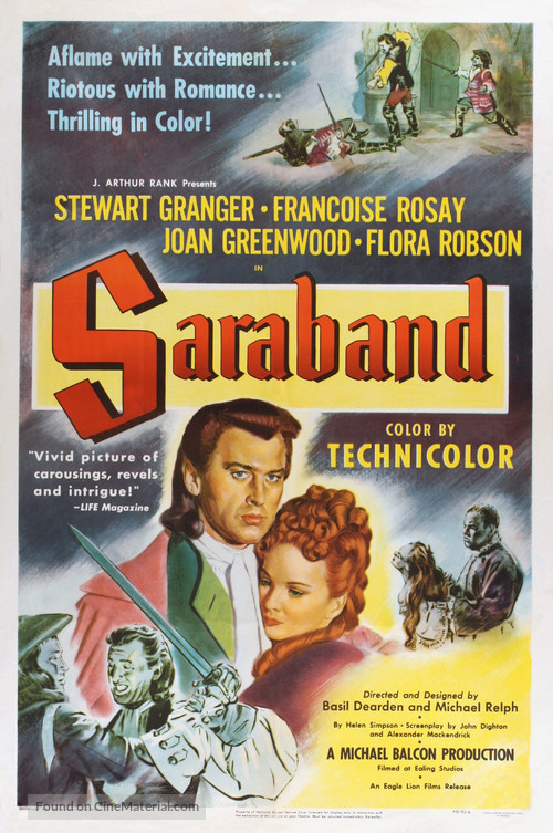 Saraband for Dead Lovers - Movie Poster