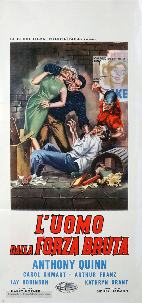 The Wild Party - Italian Movie Poster