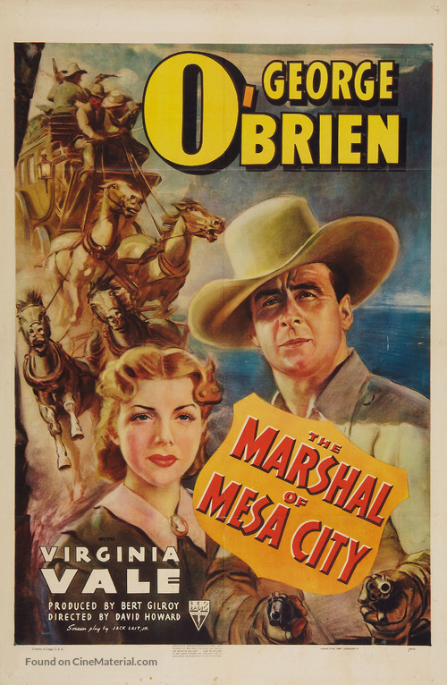 The Marshal of Mesa City - Movie Poster