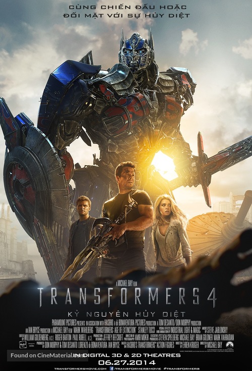 Transformers: Age of Extinction - Vietnamese Movie Poster
