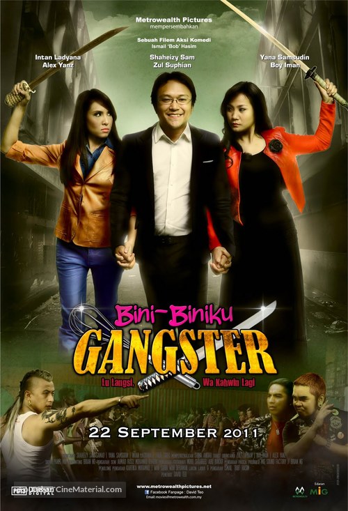 Bini-biniku gangster - Malaysian Movie Poster