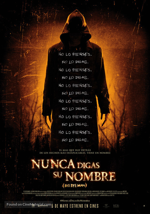 The Bye Bye Man - Spanish Movie Poster