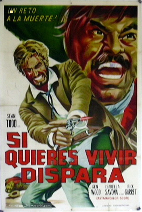 Se vuoi vivere... spara! - Spanish Movie Poster