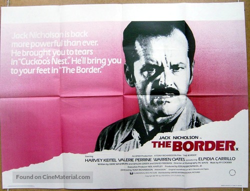The Border - British Movie Poster