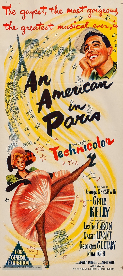 An American in Paris - Australian Movie Poster