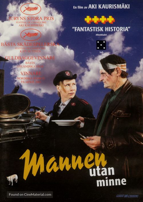 Mies vailla menneisyytt&auml; - Swedish DVD movie cover