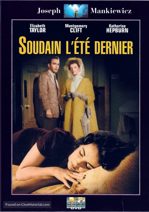 Suddenly, Last Summer - French DVD movie cover