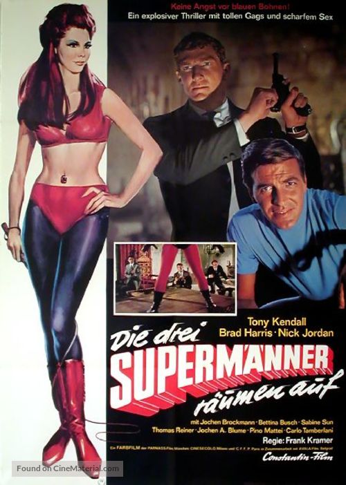 I fantastici tre supermen - German Movie Poster