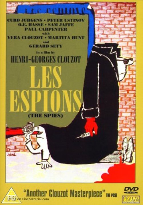 Les espions - British DVD movie cover