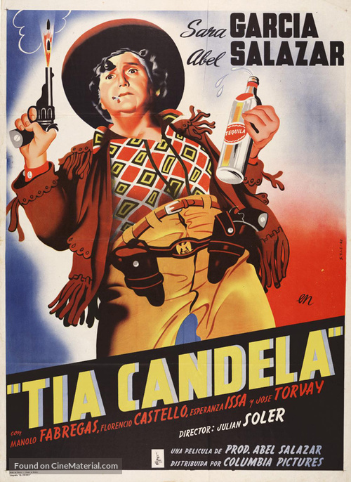 T&iacute;a Candela - Mexican Movie Poster