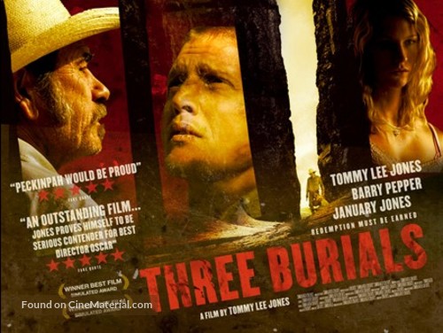 The Three Burials of Melquiades Estrada - British Concept movie poster