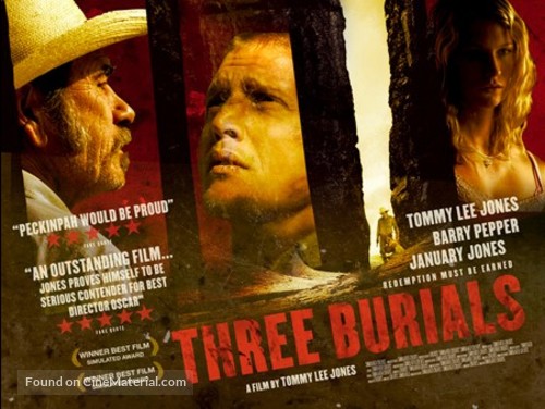 The Three Burials of Melquiades Estrada - British Concept movie poster