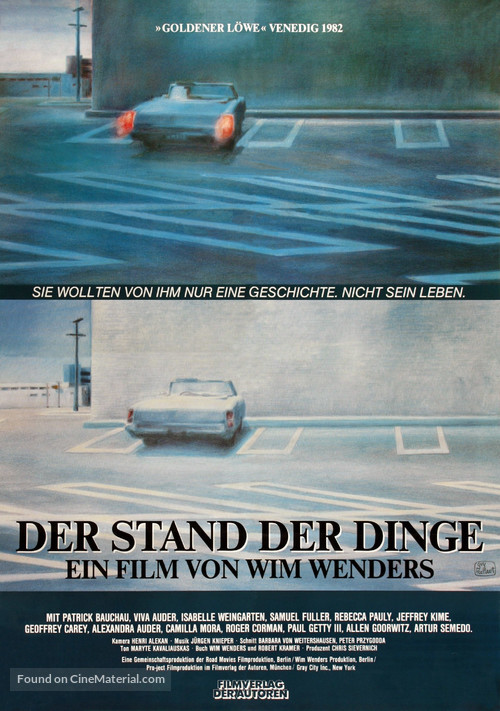 Stand der Dinge, Der - German Movie Poster