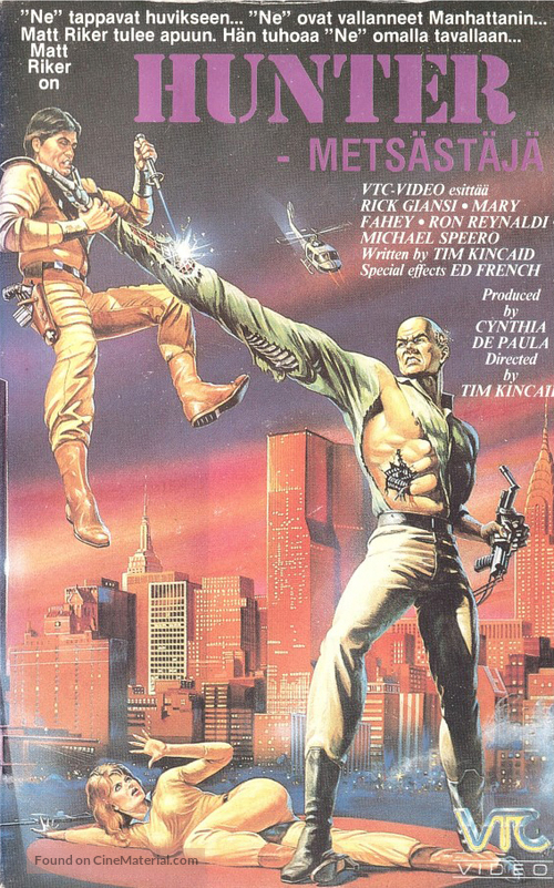 Mutant Hunt - Finnish VHS movie cover