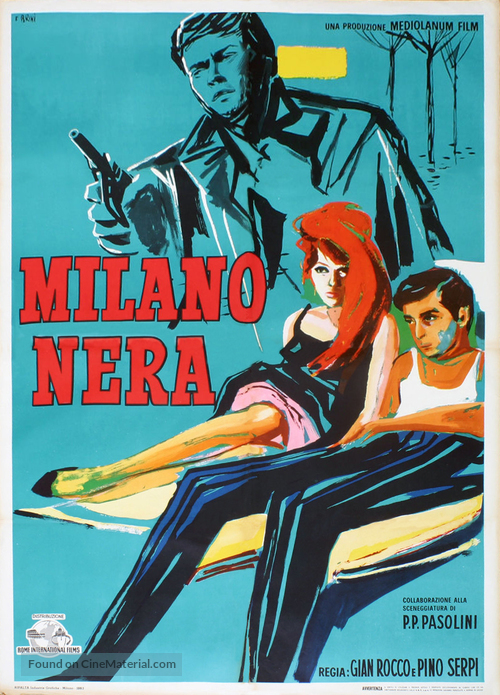 Milano nera - Italian Movie Poster